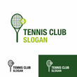 © nhat - Tennis logo design luxury minimalist