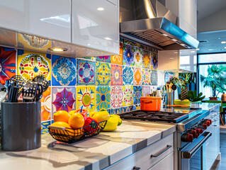 Colorful house interior