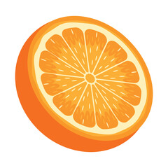 Poster - Orange Fruits Illustration