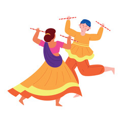 Poster - couple in hindu traditional costume