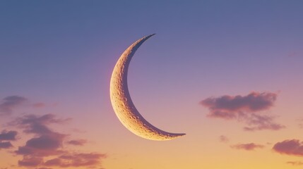Wall Mural - Sunset Crescent Shape
