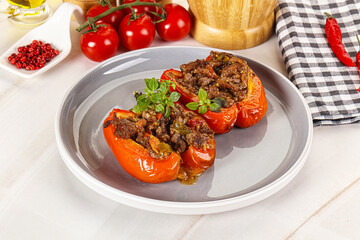 Sticker - Bell pepper stuffed minced meat