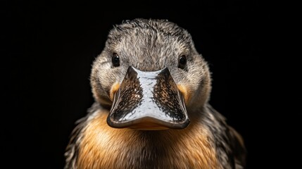 Poster - Close-Up Portrait of a Duckling