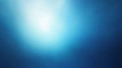 Wall Mural - Blue Gradient Background:  A serene and sophisticated blue gradient background with a soft, radiant light source in the center