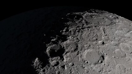 Wall Mural - close-up of the moon.