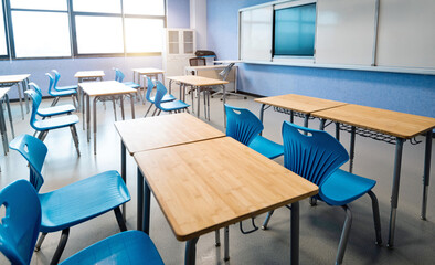 Wall Mural - Modern classroom in the school