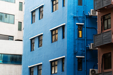 Wall Mural - Facade of city apartment building