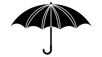 Canvas Print - Umbrella vector art and illustration