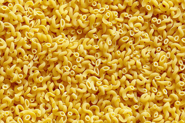 Dry macaroni before cooking Seamless pattern