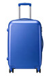 © Ina Meer Sommer - One blue hard shell suitcase on transparent background