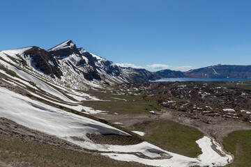 nemrut lake is the second largest crater lake in the world and the largest in turkey.