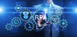 © WrightStudio - RPA Robotic process automation innovation technology concept on virtual screen.