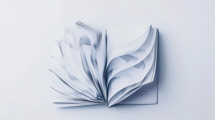 Poster - Magazine in white background