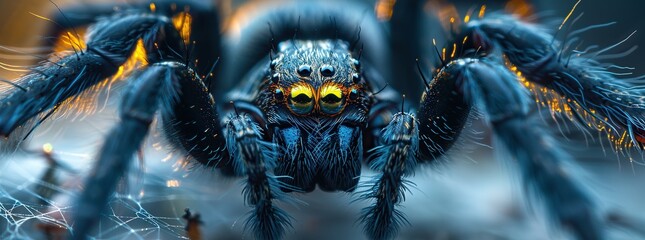 Canvas Print - Close-up of a Spider's Face