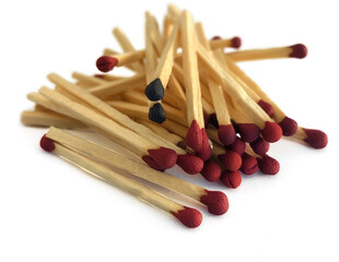 A pile of matches