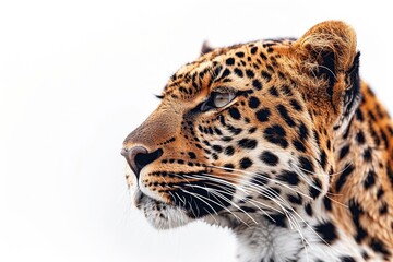 Wall Mural - Close-up Portrait of a Majestic Leopard