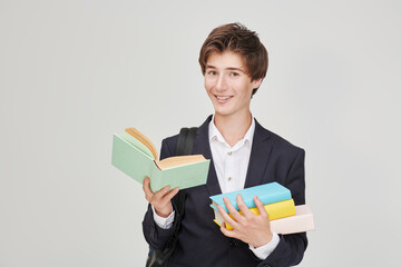 Wall Mural - happy student boy