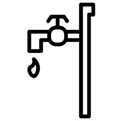 Sticker - Wash Water Wudhu Line Icon