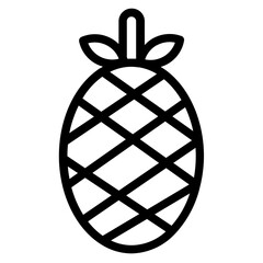 Poster - Food Fruit Pineaple Line Icon