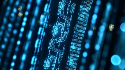 Cryptography using binary code to secure blockchain networks