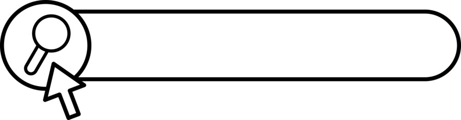 Search Bar Icon Line