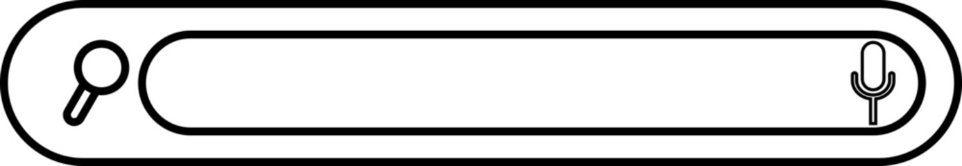 Search Bar Icon Line