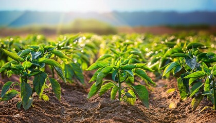 bell pepper plants, AI generated