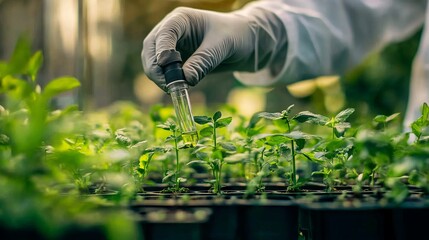 Research and development of plants for sustainable food Concept