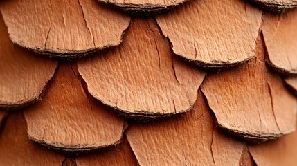 Macro shot of catalpa tree bark, focusing on the intricate, cracked patterns and rugged surface, perfect for nature textures and design backgrounds