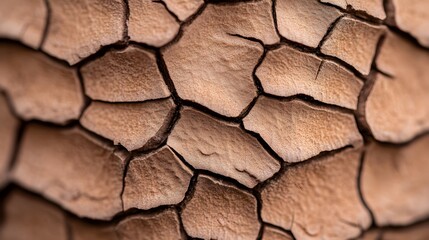 Wall Mural - Macro shot of pecan tree bark, emphasizing intricate grooves and warm, earthy colors, capturing the unique texture and natural beauty