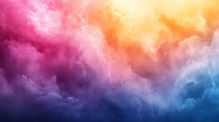 Wall Mural - Create a soft pastel gradient background that tran  314 sky, fire, cloud, smoke, texture, art, light, orange, grunge, space, color, wallpaper, illustration, backgrounds, clouds, yellow, blue, sun, des