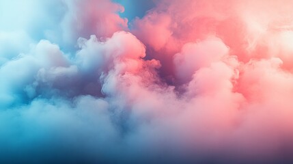 Wall Mural - Create a soft pastel gradient background that tran  456 sky, cloud, clouds, blue, nature, sun, white, cloudscape, heaven, day, weather, light, air, atmosphere, fluffy, summer, bright, abstract, cloudy