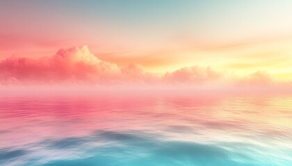 Wall Mural - Create a soft pastel gradient background that tran  463 sky, sunset, sun, nature, cloud, sea, clouds, water, sunrise, blue, ocean, light, abstract, landscape, beautiful, orange, dusk, evening, color, 