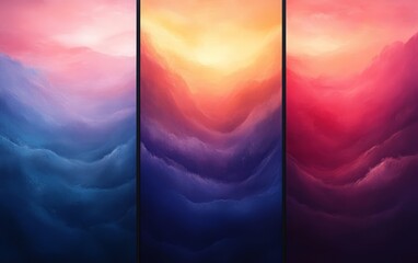 create a soft pastel gradient background that tran 465 sky, sea, water, ocean, sunset, blue, nature,