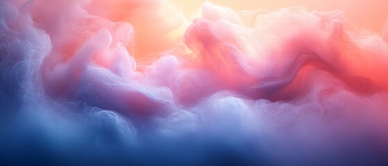 Wall Mural - Create a soft pastel gradient background that tran  693 sky, cloud, clouds, nature, light, water, smoke, weather, vintage, heart, cloudscape, blue, sun, color, air, texture, heaven, ball, ocean, paper