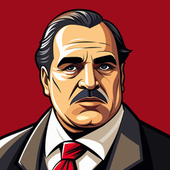 Wall Mural - mafia gangster italian boss don