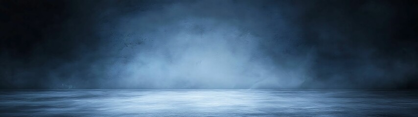 Wall Mural - 8. moody gradient with shades of dark blue and gray, perfect for creating a dramatic and intense atm