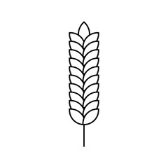 Sticker - wheat / grain icon vector design template