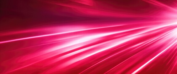 Wall Mural - Abstract background vibrant Red with light streaks conveying speed and motion