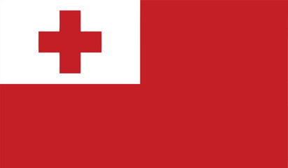 Wall Mural - FLAG OF THE KINGDOM OF TONGA