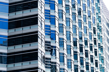 Canvas Print - Facade of modern office building