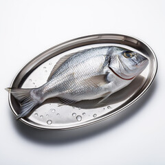 daurade , poisson, aliment, isolé, frais, fruits de mer, mer, blanc, brut, sain, pêche, animal, brème, maquereau, hareng, ailette, ensemble, argent, attraper, fraîcheur, basse, dorade, halle, repas, q