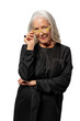 © Rawpixel.com - Happy senior woman in a studio transparent png