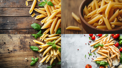 Poster - pasta with vegetables