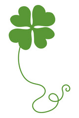 Sticker - Shamrock clover png, Saint Patrick's day digital sticker in transparent background