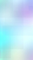 Wall Mural - soft bokeh square light animation background in rainbow colors, abstract empty blurred squares in calming rhythm, daylight slow motion design with space for text or products