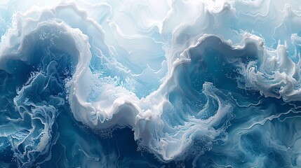 Wall Mural - tranquil turquoise abstract background for calm and serene vibes