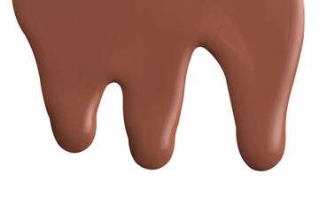 Poster - Brown dripping paint png element