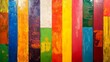 © BrilliantPixels - Vibrant Stripes A Colorful Abstract Oil Painting of Vertical Bands, abstract , painting , vibrant , stripes
