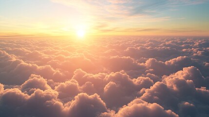 Poster - majestic morning colorful sunlight brush in air heavenly light reflected on fluffy clouds in golden time bright sun beams rays over panoramic view in summer gorgeous season freedom n p : Generative AI